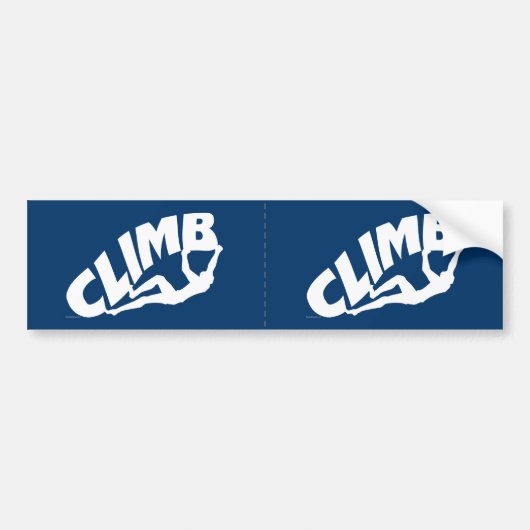 Rock Climate Bouldering Bumpersticker (Voorkant)
