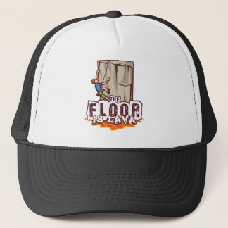 Rock climate Bouldering Funny Floor is lava Trucker Pet