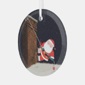 Rock Climate Holiday Gift Glas Ornament (Voorkant links)