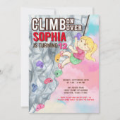 Rock climate party Invitation Kaart (Voorkant)