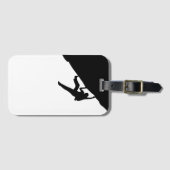 Rock Climate Silhouette Bagagelabel (Voorkant (horizontaal))
