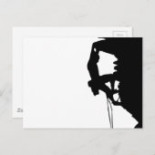 Rock Climate Silhouette Briefkaart (Voorkant / Achterkant)