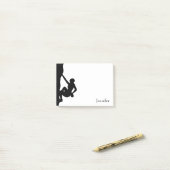 Rock Climate Silhouette Post-it® Notes (Op bureau)