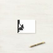 Rock Climate Silhouette Post-it® Notes (Op bureau)