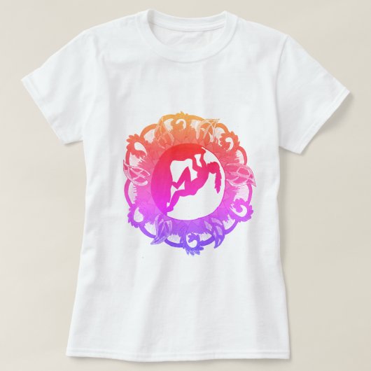 Rock Climate Zen Girl T-shirt (Design voorkant)