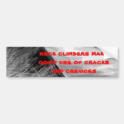 Rock Climber 6 bumper sticker (Voorkant)