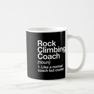 Rock Climbing Coach Funny Definition Trainer Tee  Koffiemok