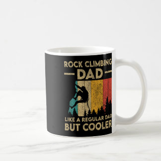 Rock Climbing Dad Vintage Funny Bouldering Design Koffiemok