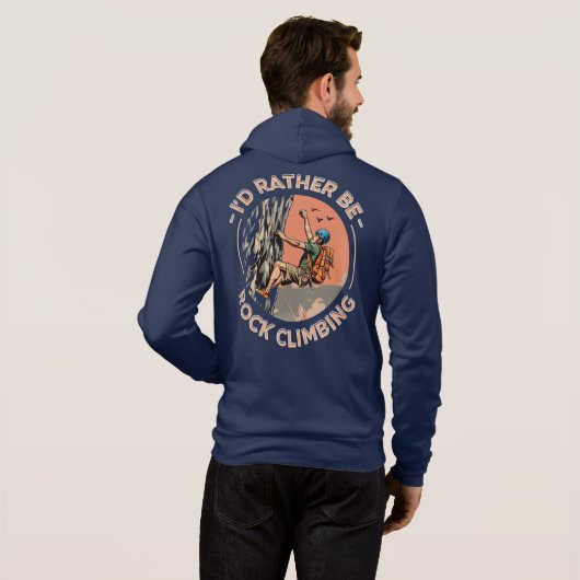 Rock Climbing Hoodie (Achterkant volledig)
