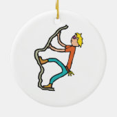 Rock Climbing Keramisch Ornament (Achterkant)