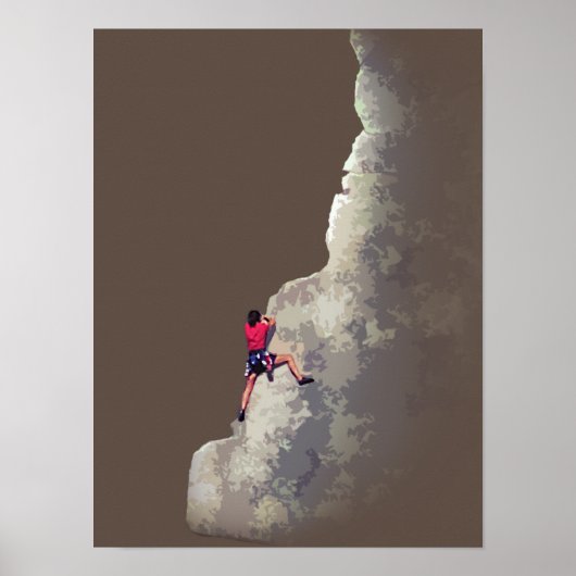 Rock Climbing Poster (Voorkant)