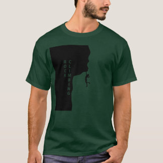 Rock climbing retro t-shirt