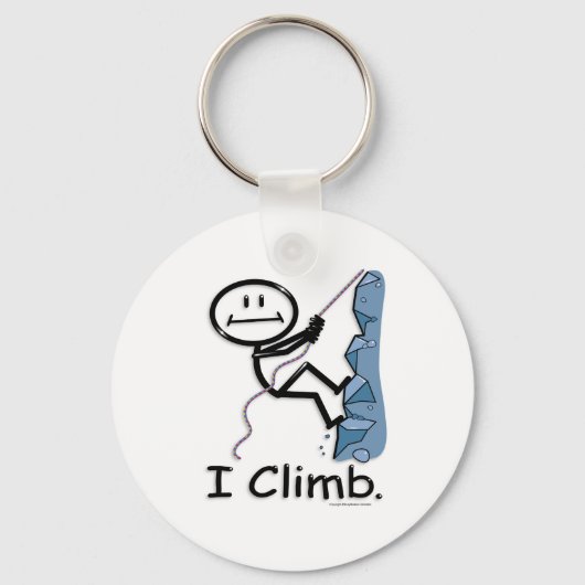 Rock Climbing Sleutelhanger (Voorkant)