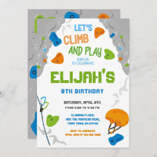 Rock Climbing Verjaardag Kaart