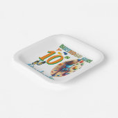 Rock Climbing Verjaardag Meisje Adventure Klaar Papieren Bordje (Gebogen)