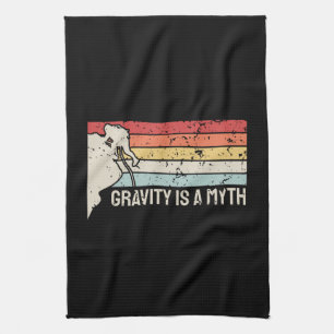 Rock Climbing Vintage Theedoek