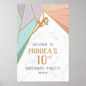 Rock Climbing Welcome Poster (Devant)