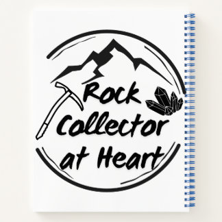 Rock Collector bij Heart Minimalist Mountain-ontwe Notitieboek