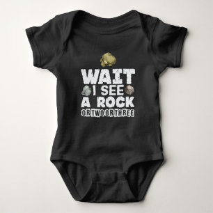 Rock Collector - Funny Geologist Mineral Geology Romper