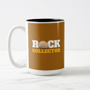 Rock Collector Geoloog Hobby Rock Collectie Tweekleurige Koffiemok