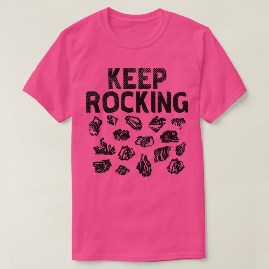 Rock Collector Keep Rocking 1 T-shirt (Design voorkant)