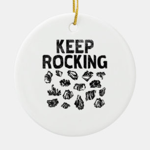 Rock Collector - Keep Rocking Keramisch Ornament