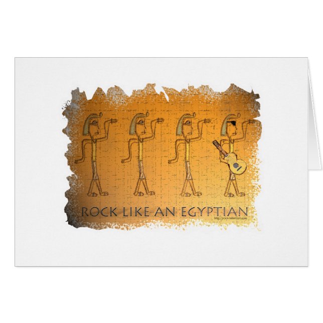 Rock comme un Egyptien (Devant horizontal)