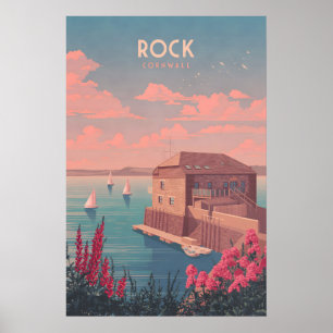 Rock Cornwall Reisposter Poster