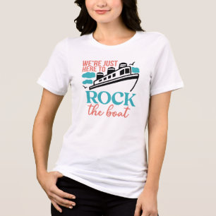 Rock de boot cruise trip Tri-Blend shirt