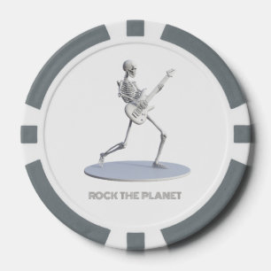 Rock de planeet poker chips