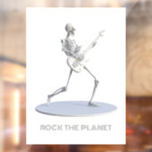 Rock de planeet raamsticker (Vel 2)