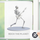 Rock de planeet raamsticker (Huis)