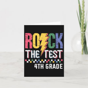Rock De Test 4e Grade Testen Dag Leraar Studen Kaart