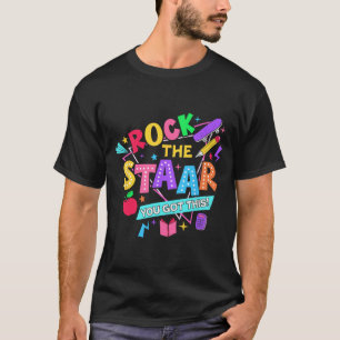Rock de test die je kreeg deze testdag leraren stu t-shirt