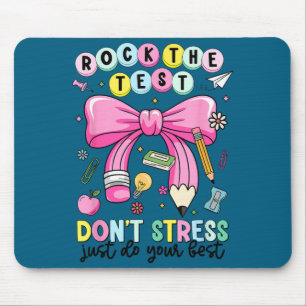 Rock de test, geen stress, doe de test van je lera muismat