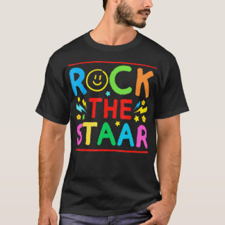 Rock de test Motivatie Rock de Staar testdag T-shirt