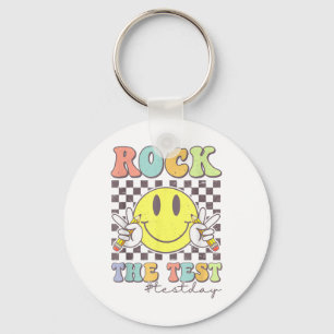 Rock De Test Testen Motivatie Docent Sleutelhanger