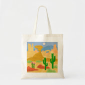 Rock Desert Canvas tas (Voorkant)