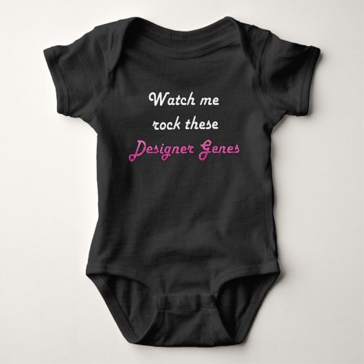 Rock deze Designer Genes Trisomy Glitter Romper (Voorkant)