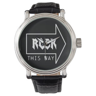 ROCK DEZE KANT OP HORLOGE