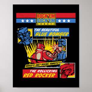 Rock em Sock em - Boxing Robots Strippagina Poster