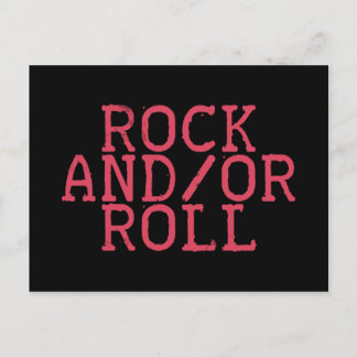 ROCK EN/OF ROL! BRIEFKAART