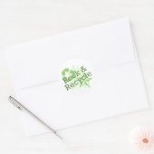 Rock en Recyclen Ronde Sticker (Envelop)