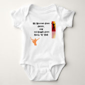 Rock- en Roll-Baby Bodysuit (Voorkant)