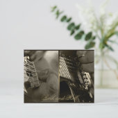 Rock en Roll Briefkaart (Staand voorkant)