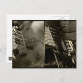 Rock en Roll Briefkaart (Voorkant / Achterkant)