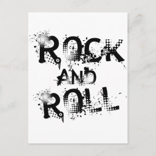 Rock en Roll Briefkaart