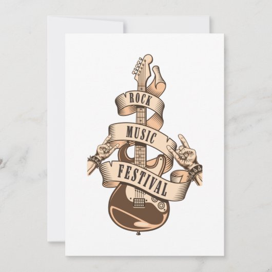 Rock en Roll Classic Kaart (Voorkant)