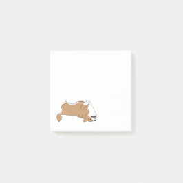 Rock en Roll Corgi Post It Notes