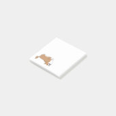 Rock en Roll Corgi Post It Notes (Schuin)